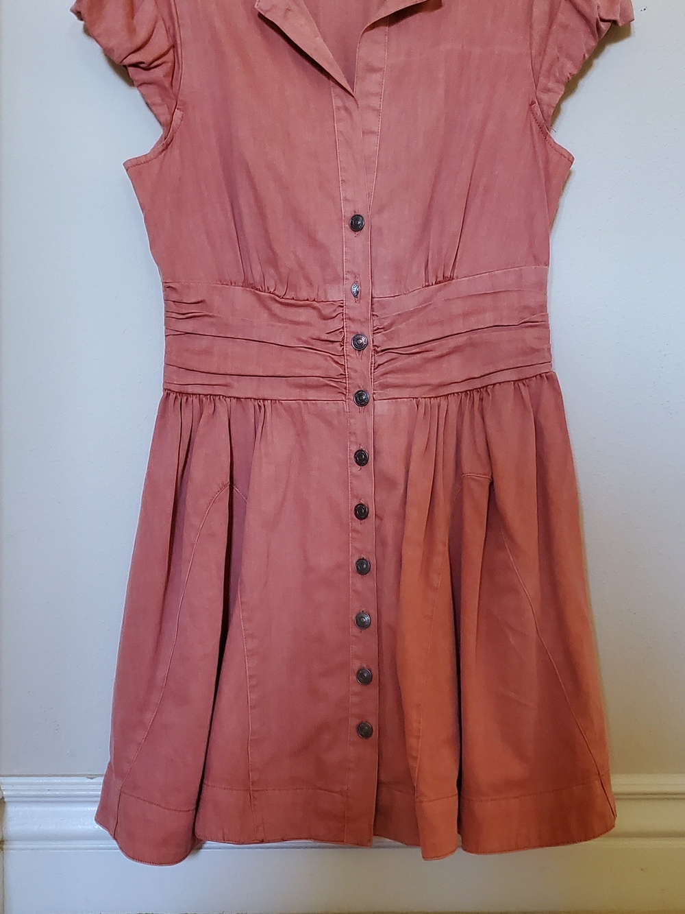 Free People Chester Mini Dress in Lightest Rose